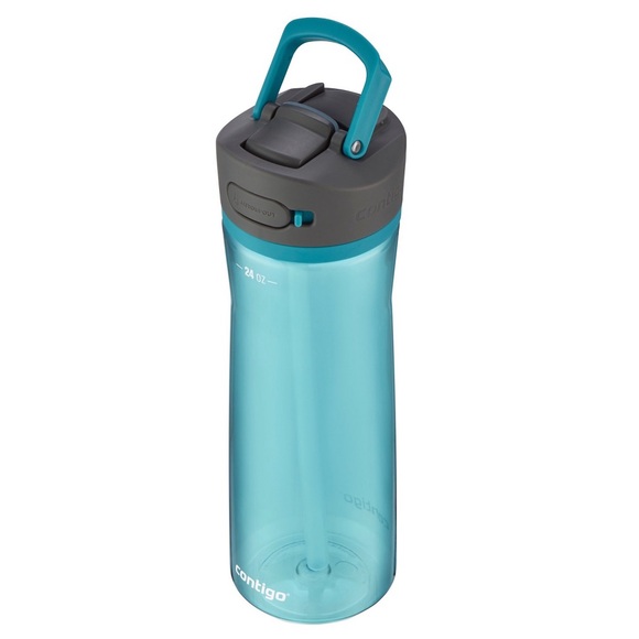 24 Oz Water Bottle w/Auto Pop Lid - Picture 5 of 8